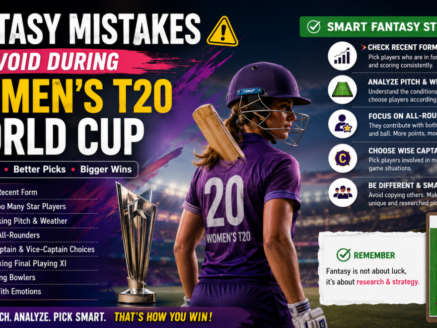 Fantasy cricket team selection during Women's T20 World Cup match with player stats, captain choices and strategy analysis.
