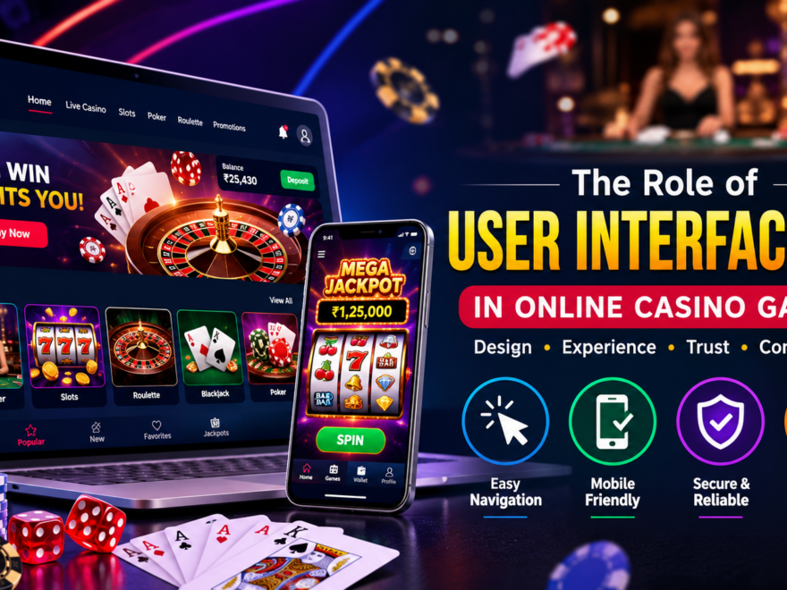 Player using a modern online casino interface with responsive game navigation and interactive betting options