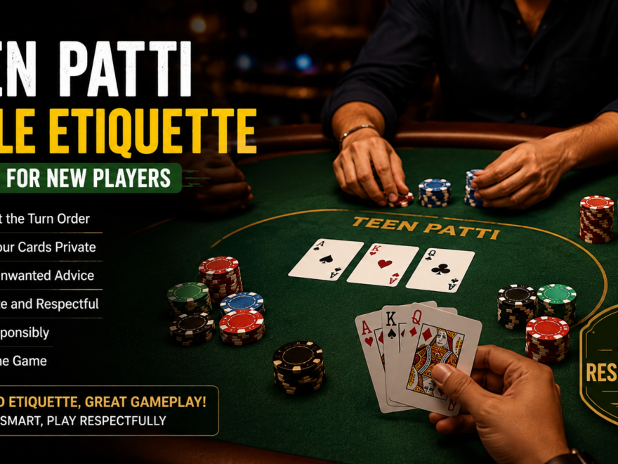Teen Patti table etiquette for new players