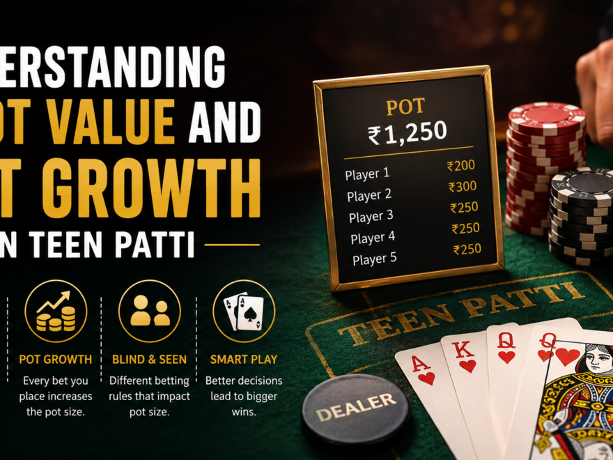 Teen Patti boot value and pot growth explained with betting table